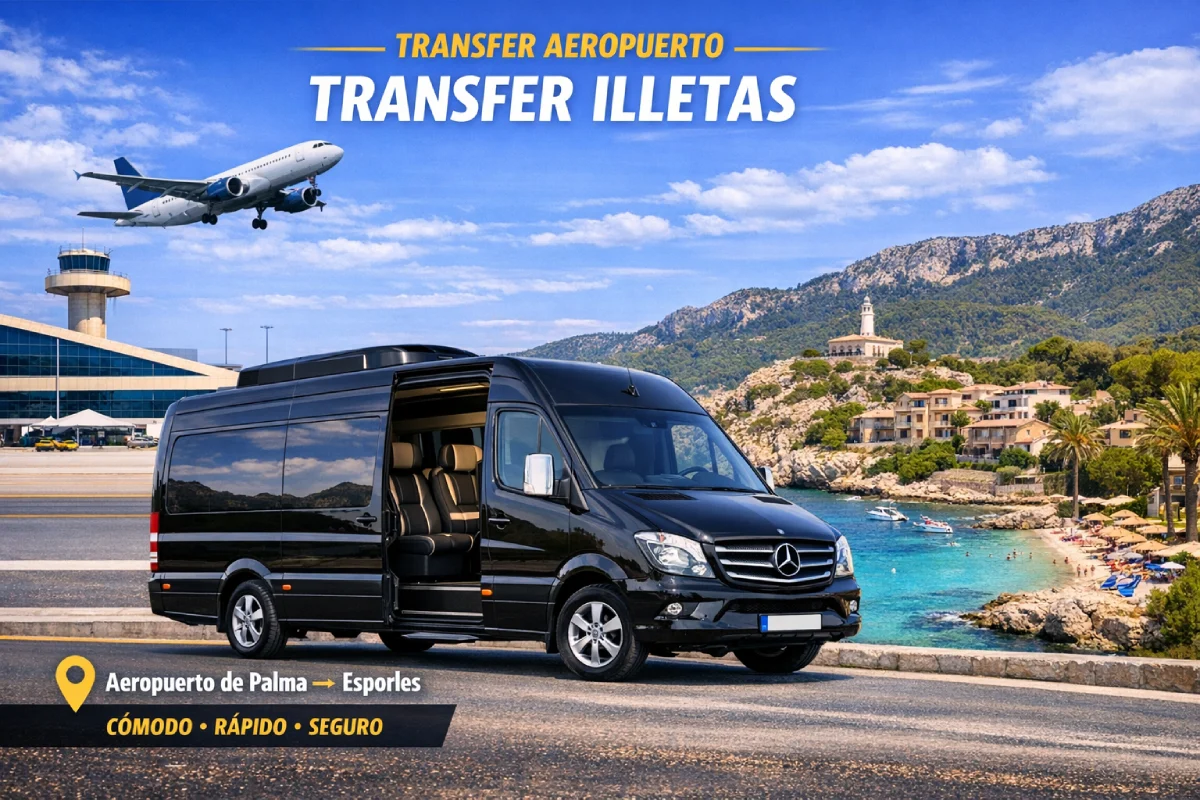Transfer privado Illetas Aeropuerto de Palma