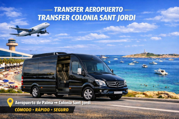 Transfers Colonia Sant Jordi - Aeropuerto de Palma